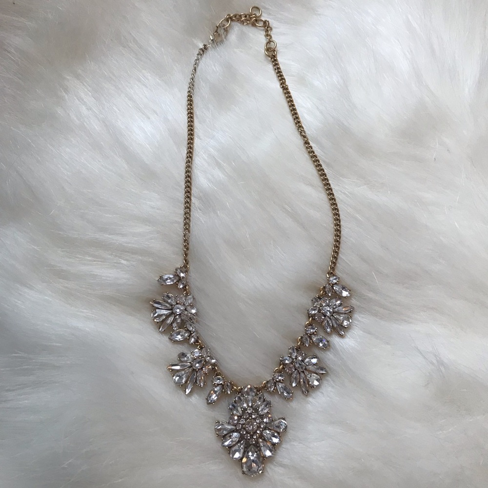Gold Rhinestone Necklace